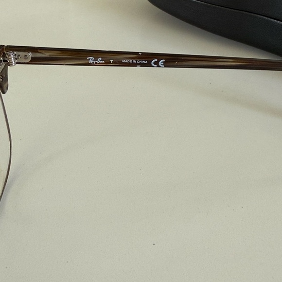 Ray-Ban Black and Silver Clubmaster Glasses prescription - Picture 4 of 7